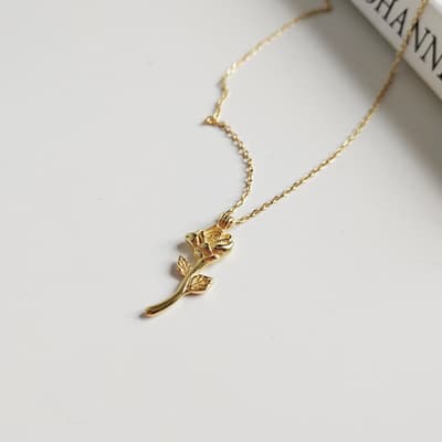 Collar de Oro Rosa