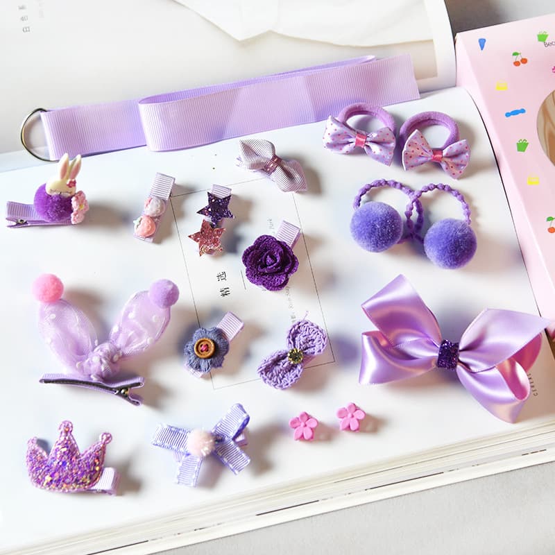 Set de accesorios para el cabello para niñas