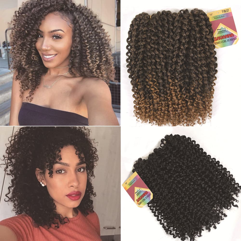 Extensiones de cabello crochet africanas