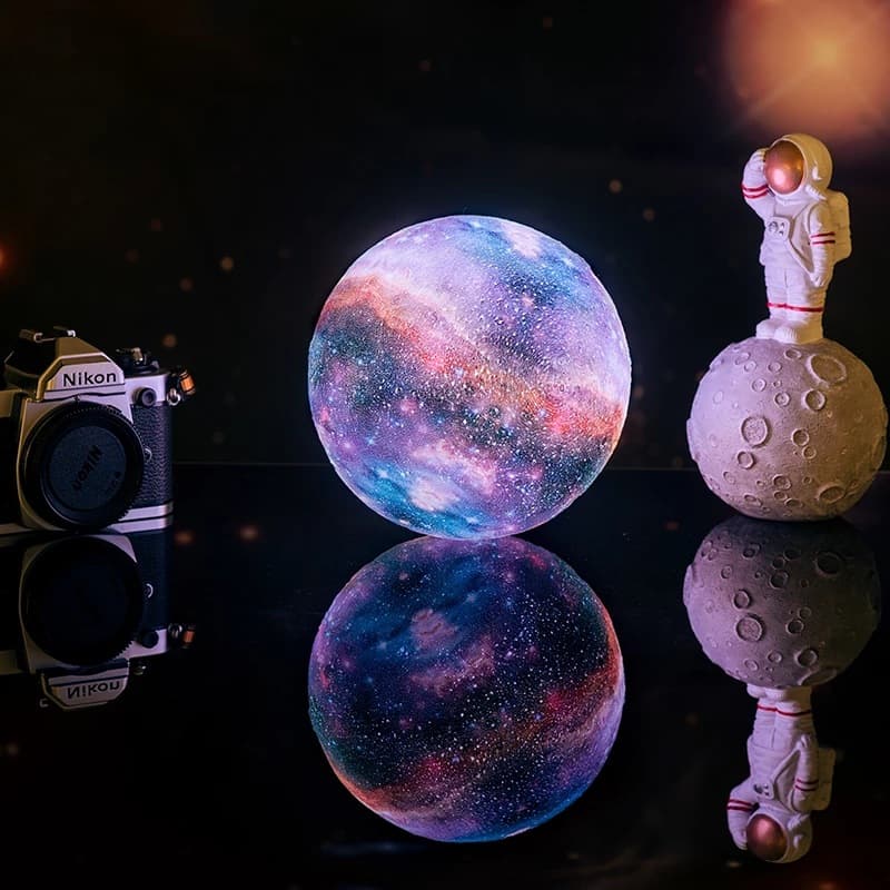 Lámpara LED 3D Galaxy con Control Remoto