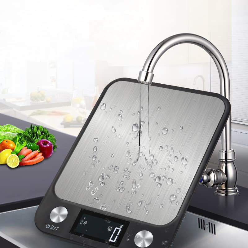Báscula de cocina en acero inoxidable