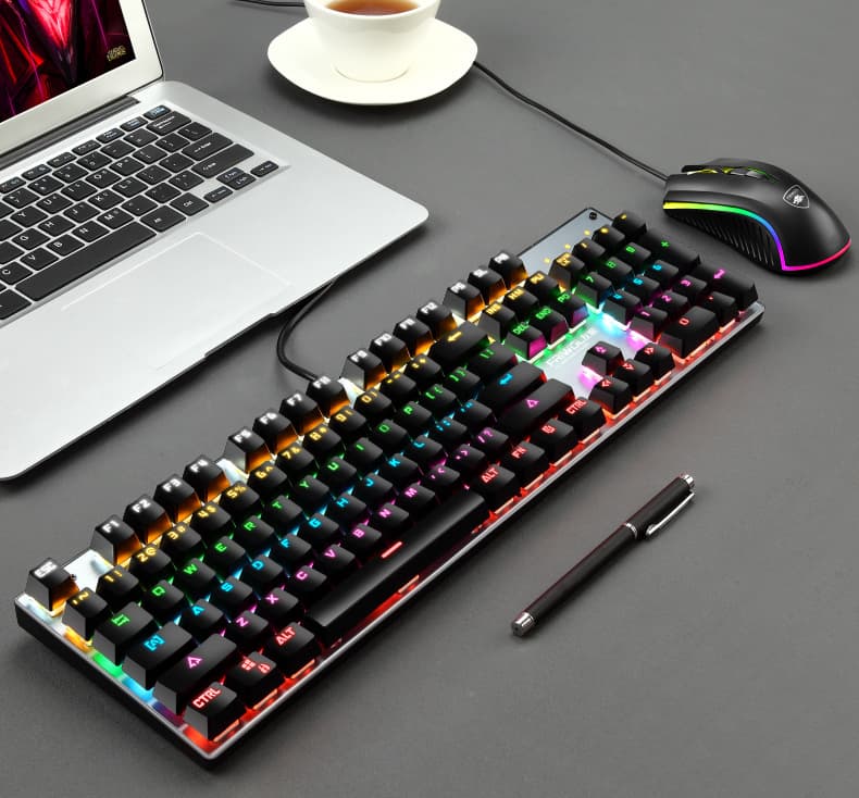 Teclado Gaming Mecánico Resistente al Agua