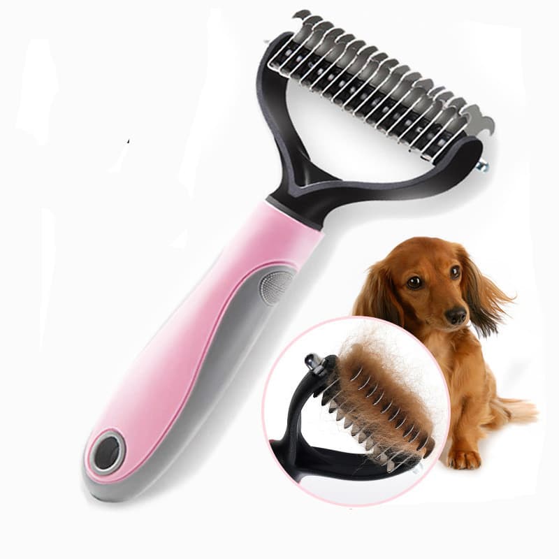 Peine de Doble Hoja para Perros de Pelo Largo