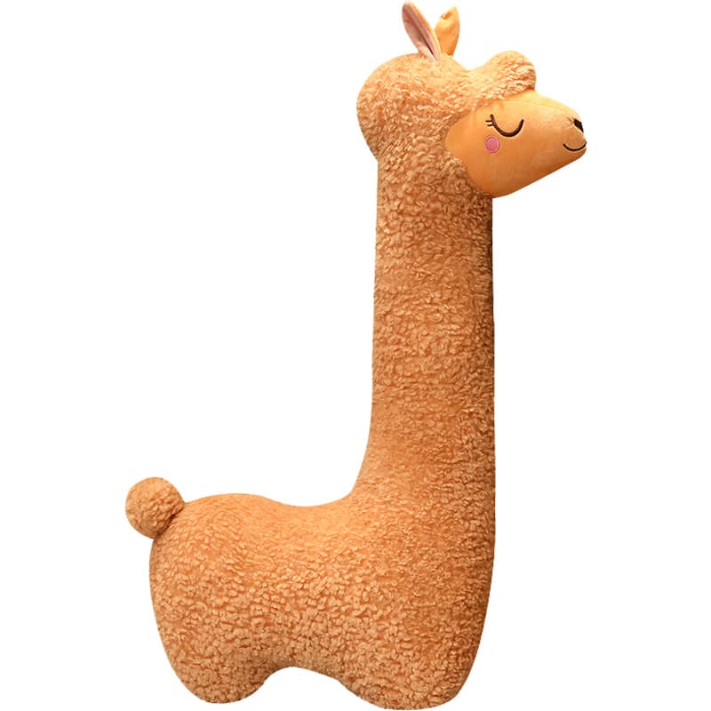 Almohada de peluche alpaca