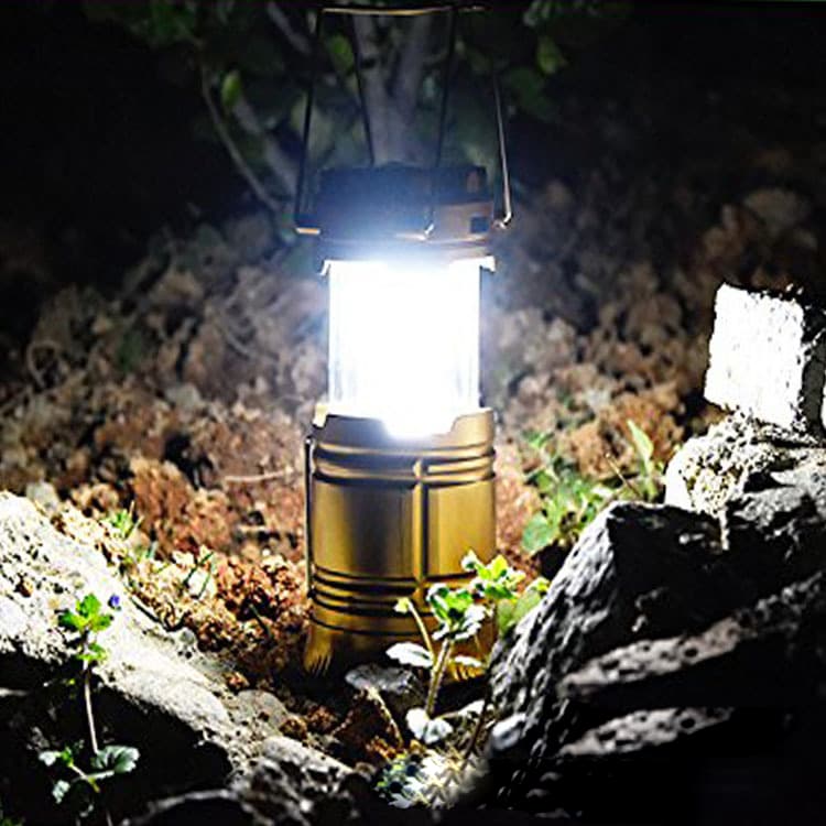 Linterna de Camping Solar Telescópica Multifunción