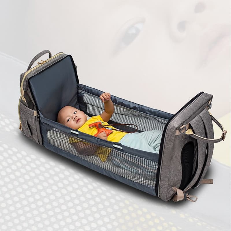 Mochila Maternal Plegable Gran Capacidad Multifunción