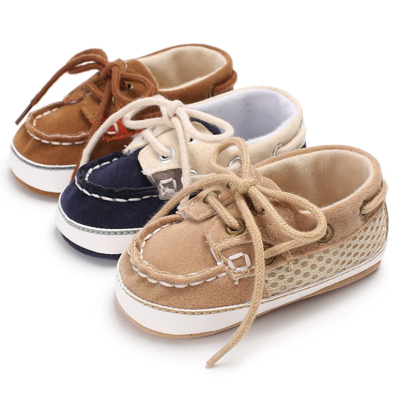 Zapatos suave para primeros pasos de bebé