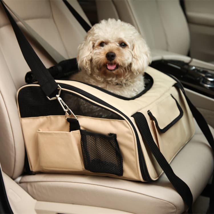 Transportín Plegable con Hamaca para Mascotas en Coche