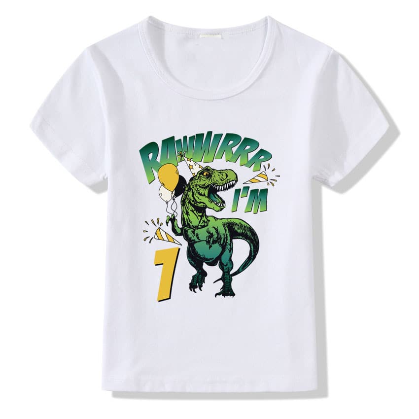 Camiseta Infantil Números Cumpleaños
