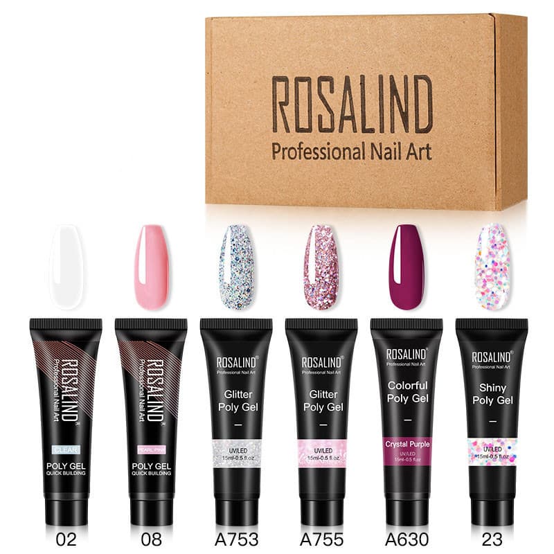 Pegamento para Uñas Multicolor - Modelo Sólido