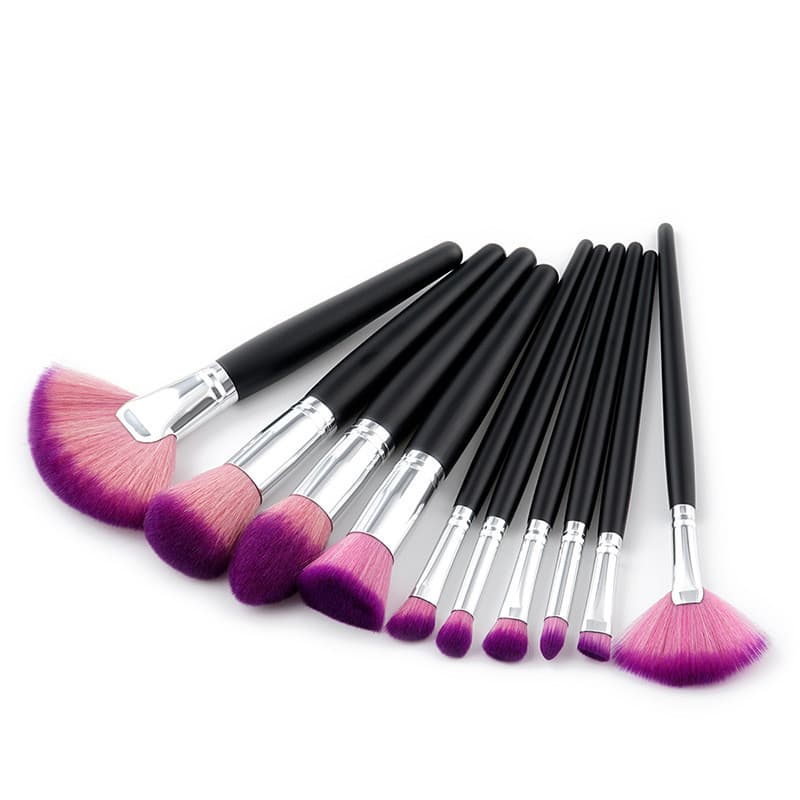 Set de 10 pinceles de maquillaje
