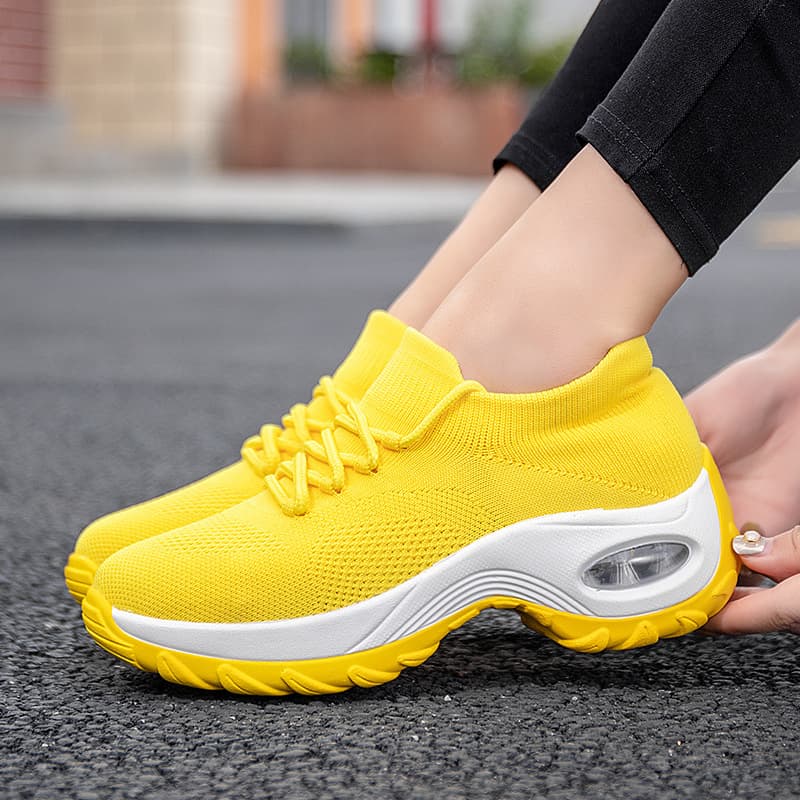 Zapatillas Deportivas Mujer Flying Knit con Calcetín