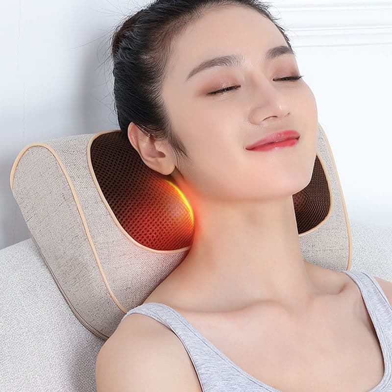 Almohada masajeadora cervical multifunción