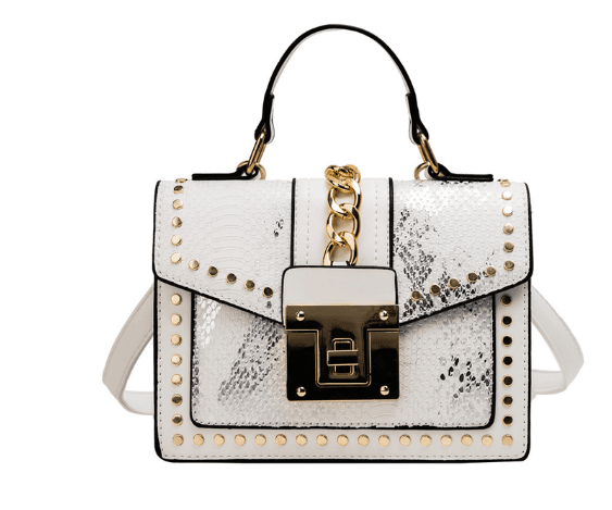 Bolso de Hombro Cocodrilo para Mujer