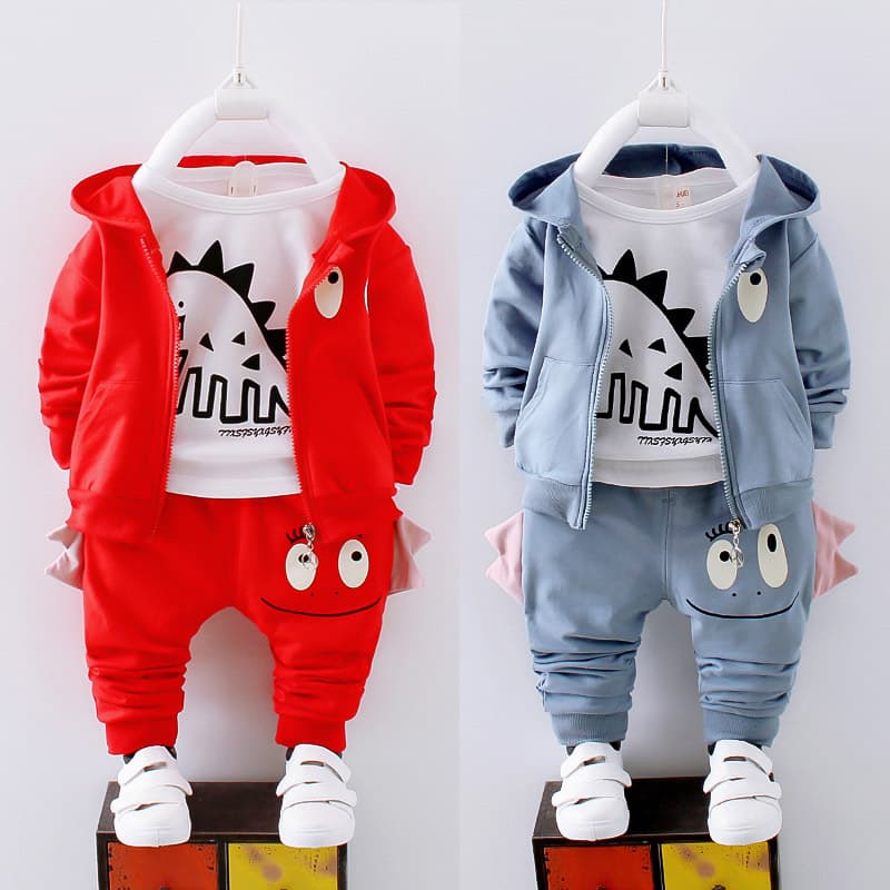 Conjunto de Ropa de Algodón para Niño - Primavera/Verano/Otoño