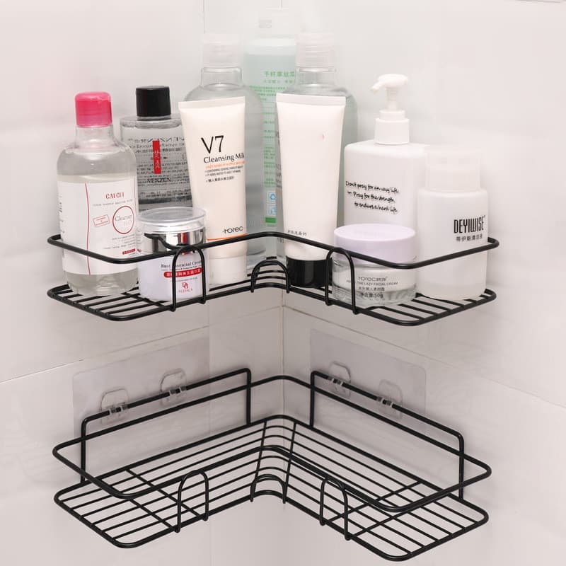 Estantería Esquinera de Hierro para Baño y Cocina