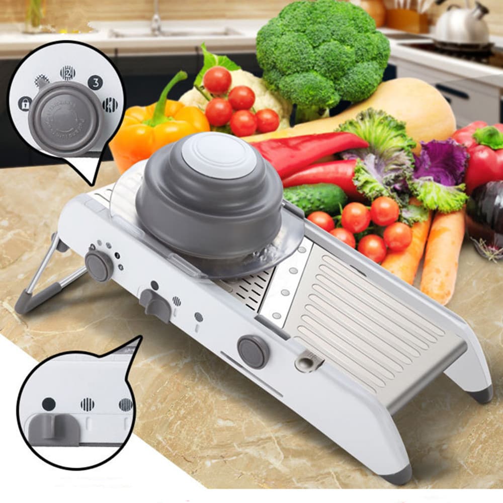 Cortador Manual de Verduras Terka Ajustable Acero Inoxidable
