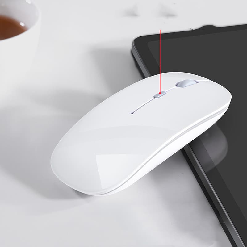 Ratón Inalámbrico Bluetooth Recargable para Apple iPad