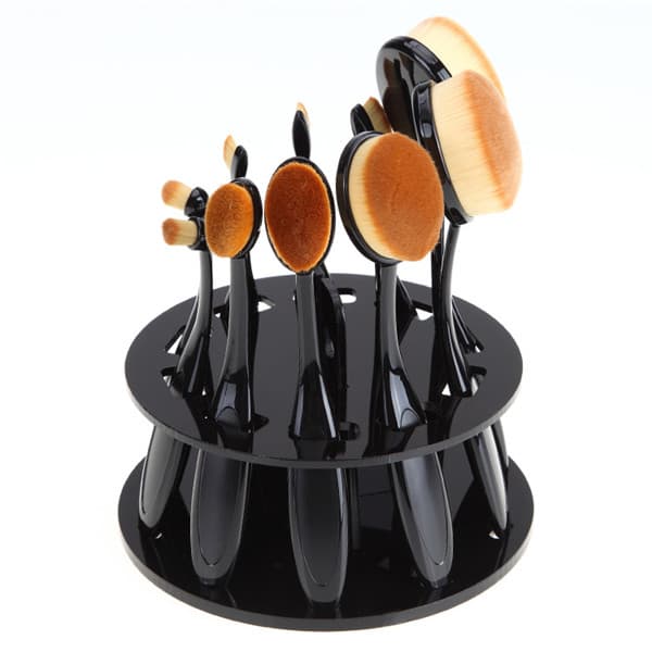 Organizador Redondo para Brochas de Maquillaje