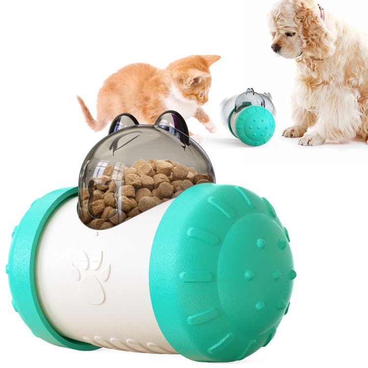 Juguete Interactivo con Rueda y Dispensador de Golosinas para Perros y Gatos