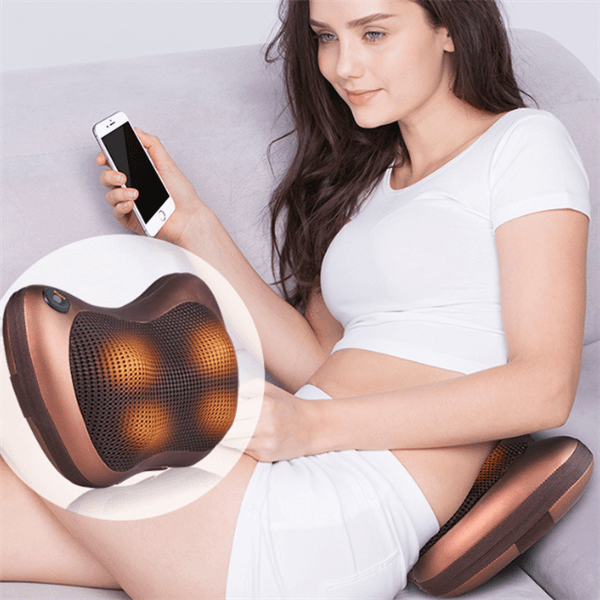 Masajeador Cervical Eléctrico Multiusos para Cuello y Espalda