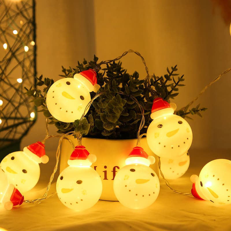 Luces Navideñas Muñeco de Nieve