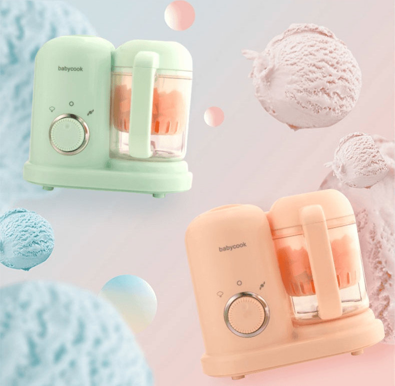 Procesador de alimentos para bebé con vapor y licuadora