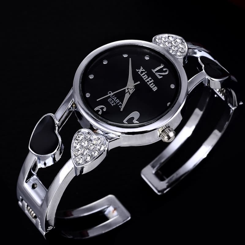 Set de Relojes de Mujer con Diamantes Estilo Británico