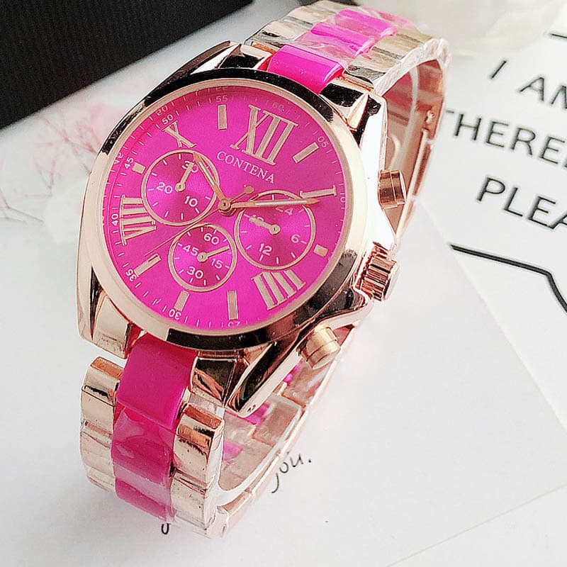 Reloj de pulsera de moda europeo y americano para estudiantes
