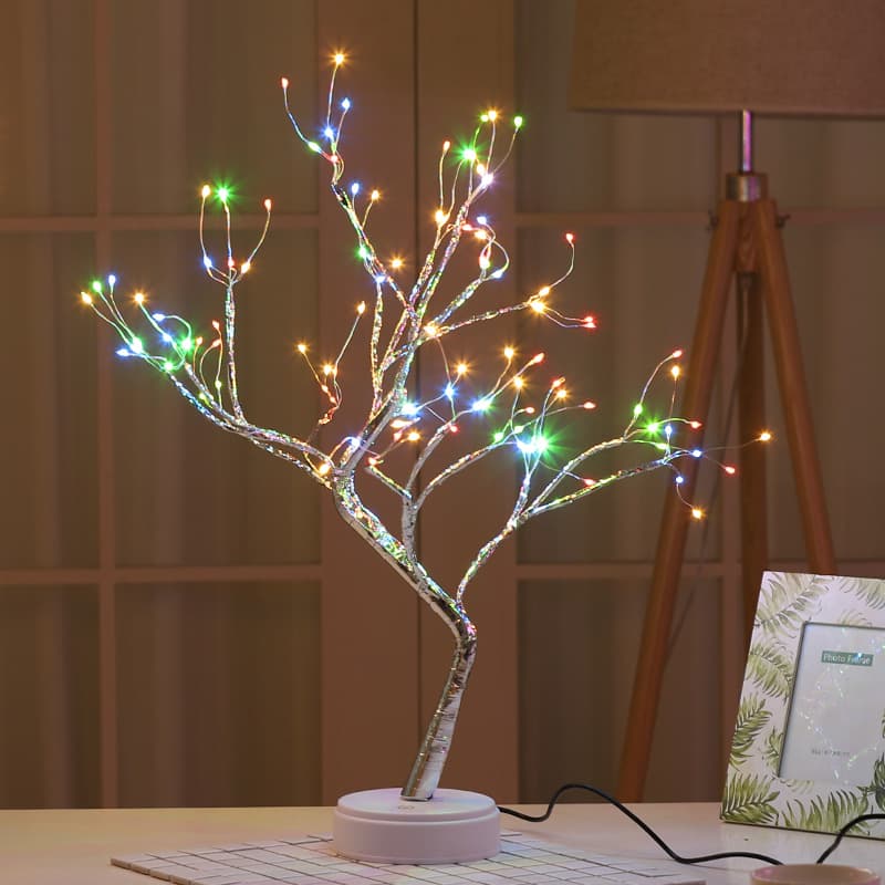 Luz Nocturna Árbol Táctil Perla Estrella