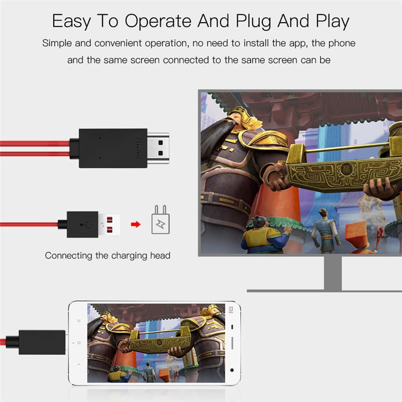 Cable USB-C a HDMI Proyector para Móvil