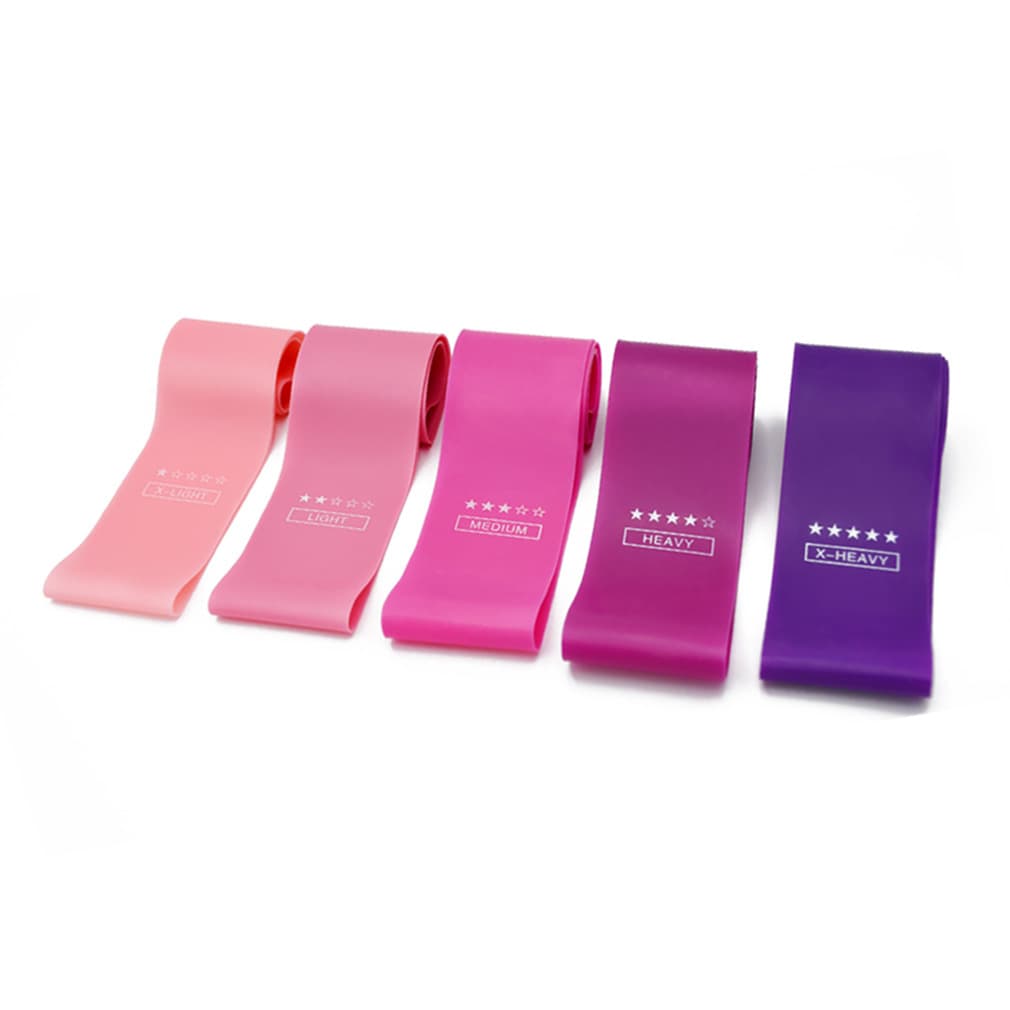 Bandas Elásticas de Resistencia para Fitness y Pilates