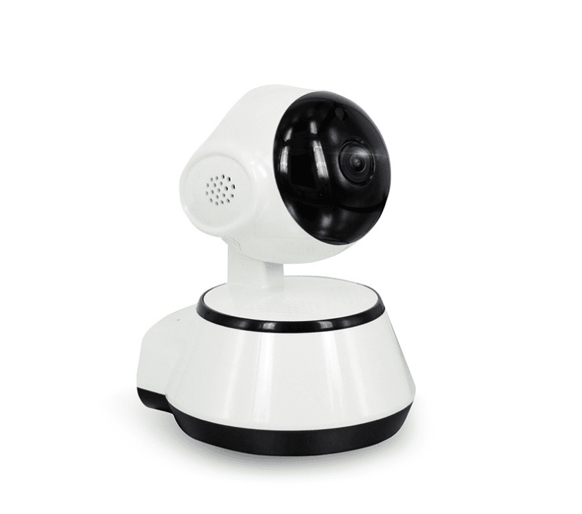 Cámara de vigilancia WiFi panorámica 1MP con lector de tarjeta