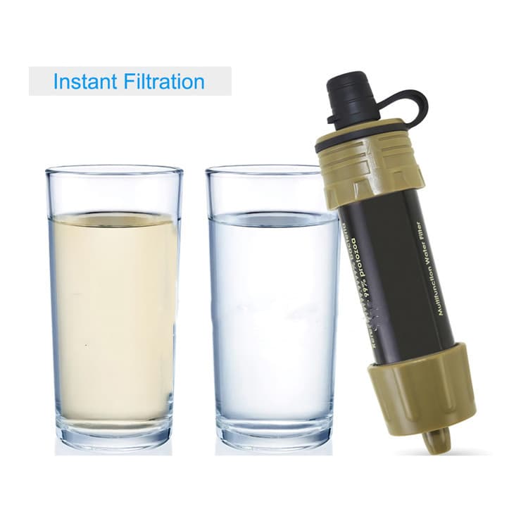 Filtro Portátil Mini con Pajita Purificadora de Agua