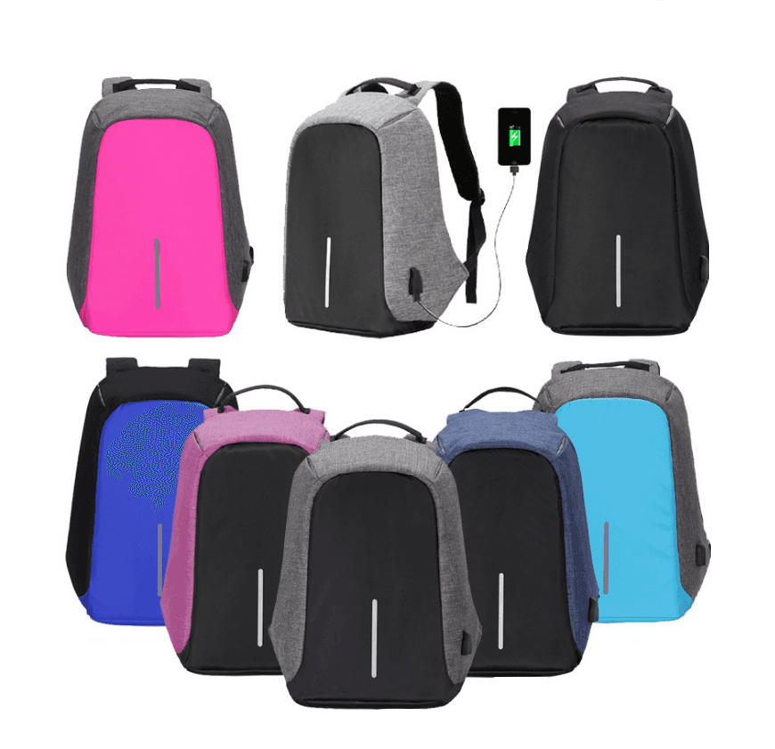 Mochila Portátil Impermeable con Carga USB