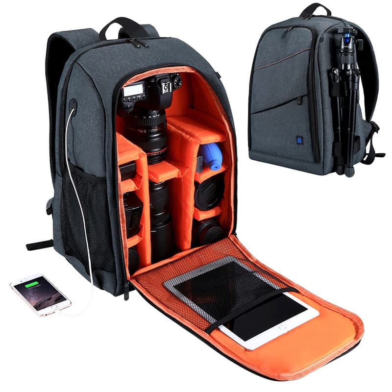 Mochila impermeable para cámara fotográfica