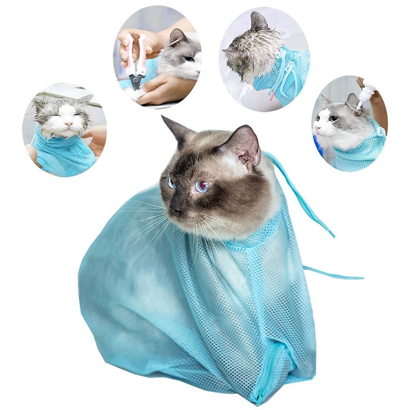 Bolsa de Baño y Aseo para Gatos Ajustable