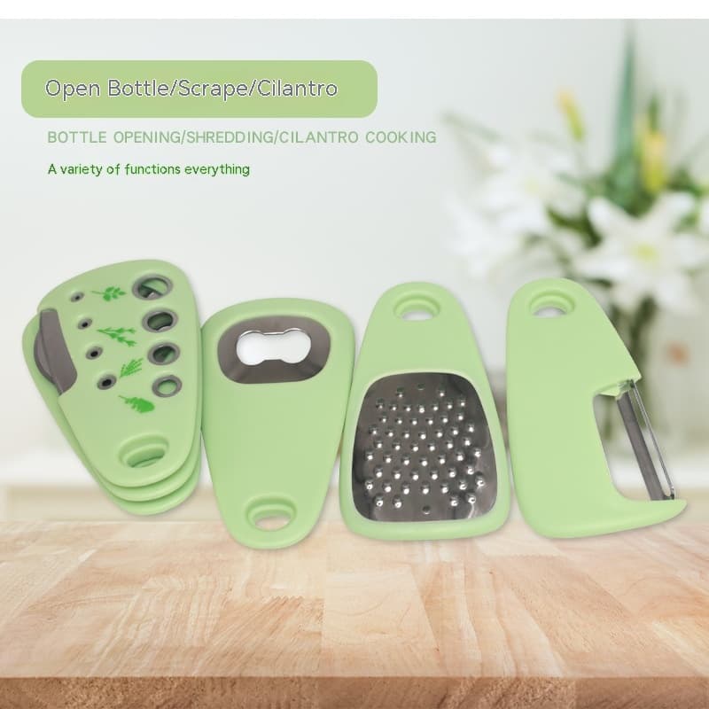 Set 6 Gadgets de Cocina con Cuchillo, Pelador y Abridor