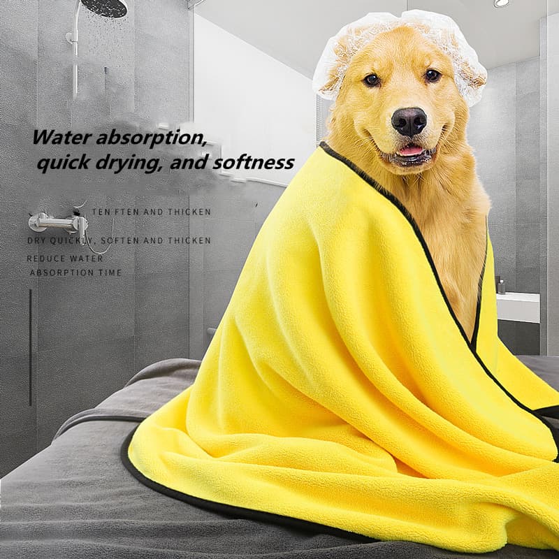Toalla de Microfibra Secado Rápido para Perros y Gatos