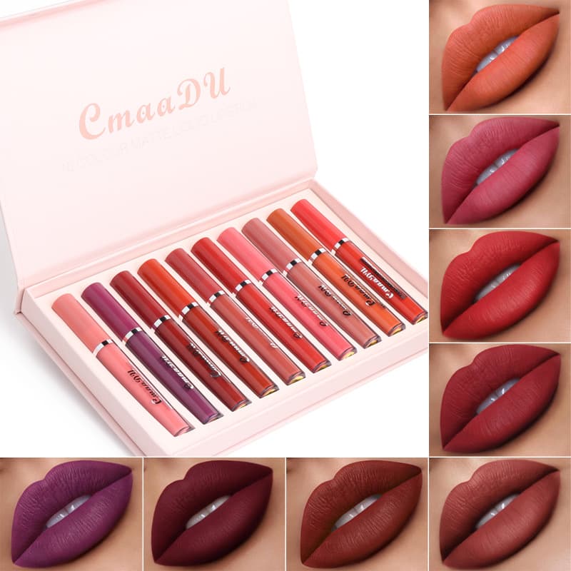 Barra de Labios Mate Impermeable No Adherente