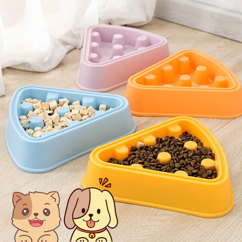 Comedero para Gatos y Perros Pizza Ralentización