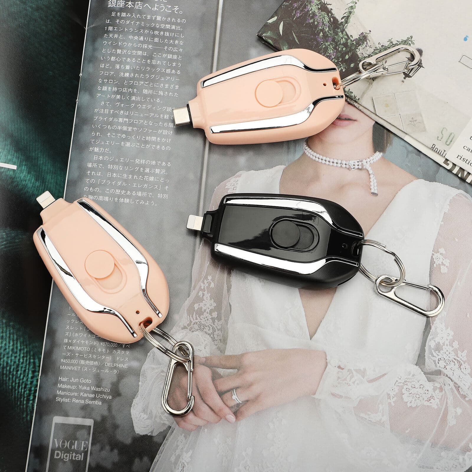Llavero Power Bank Wireless 1500 mAh