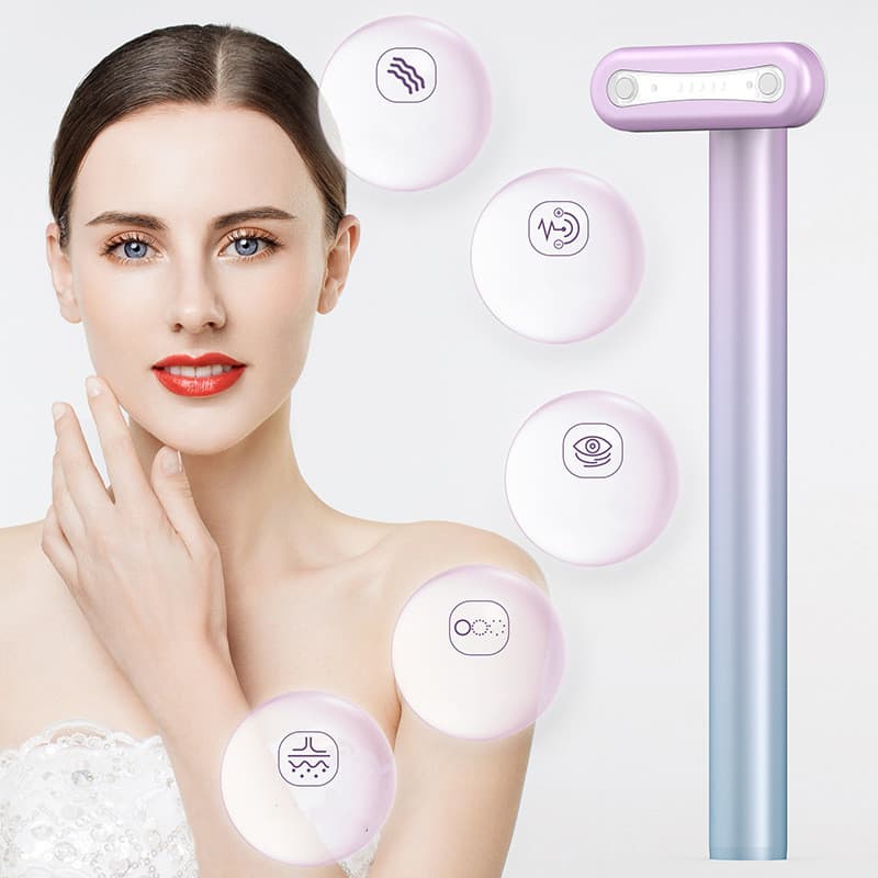 Masajeador Ocular Microcorriente con Luz y Iontoforesis