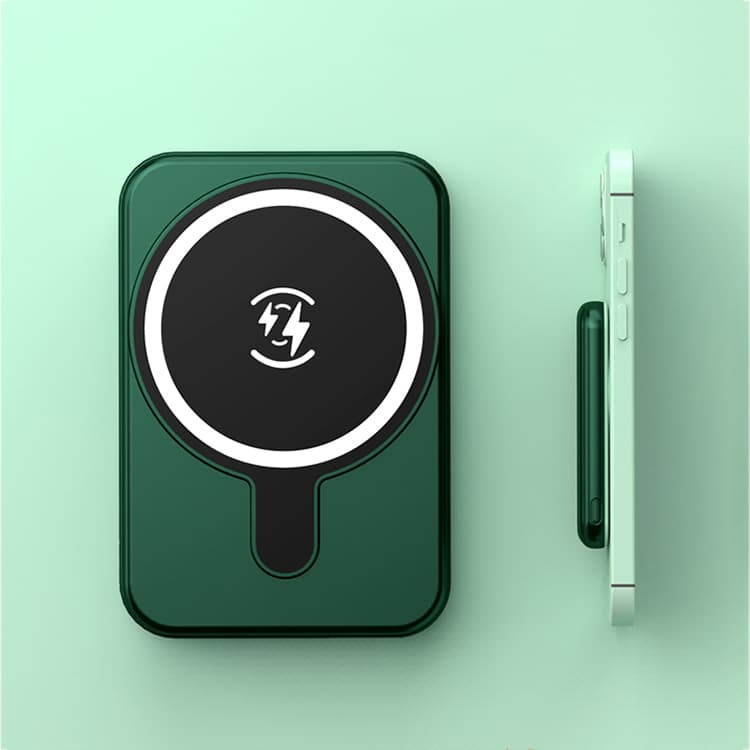 Powerbank Magnético 5000mAh con Carga Inalámbrica