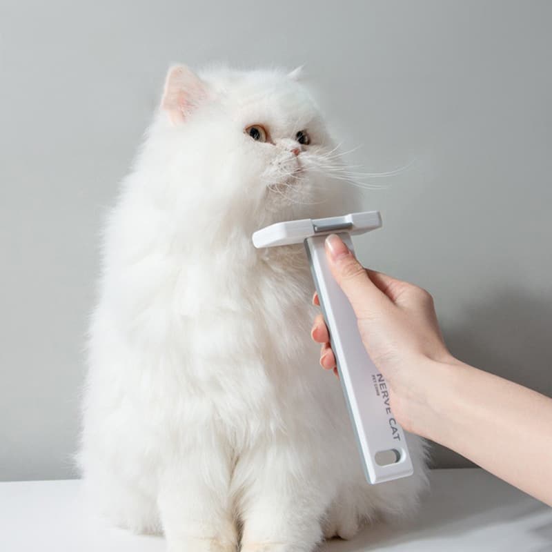 Cepillo Flotante Removedor de Pelo para Gatos