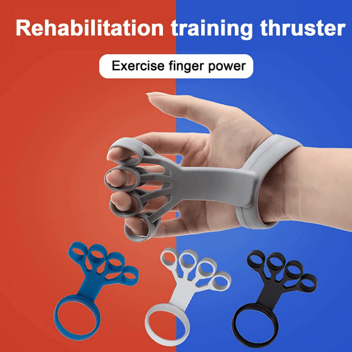 Entrenador de Dedos con Agarre de Silicona para Rehabilitación
