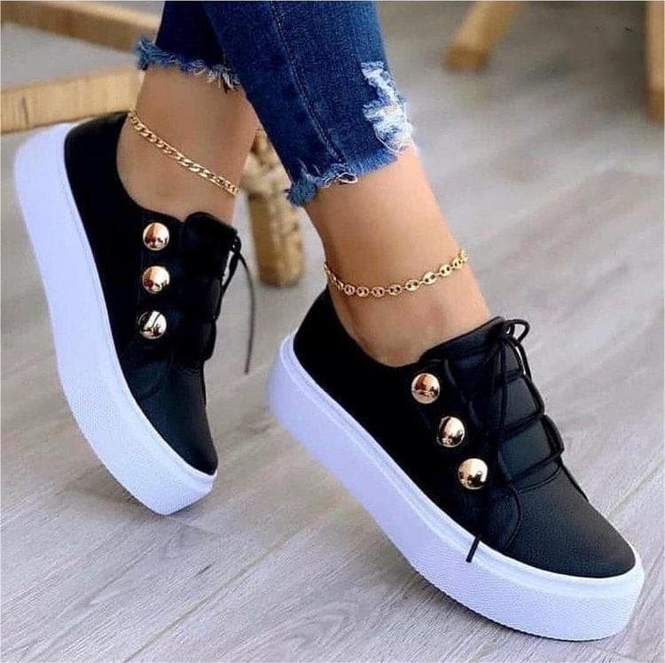 Zapatillas Deportivas Mujer con Remaches