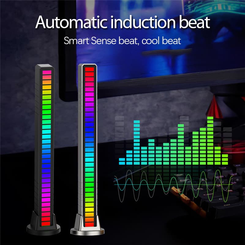 Tira LED RGB Reactiva a Música con Control USB