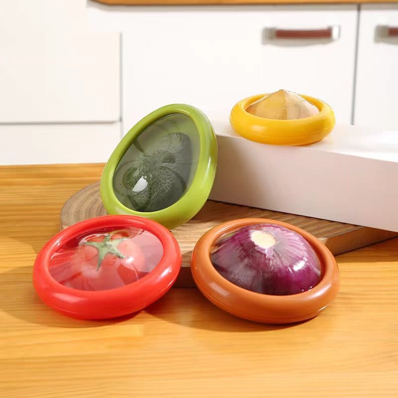 Set de Fiambreras Transparentes para Frutas y Verduras