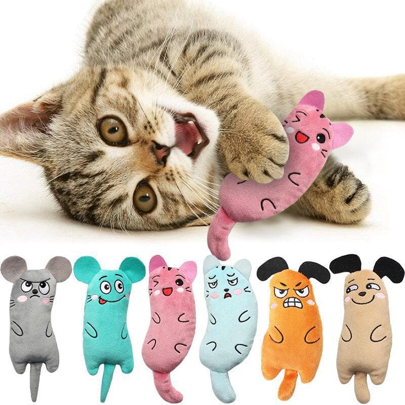 Juguete de Peluche para Gatos Bordado Menta